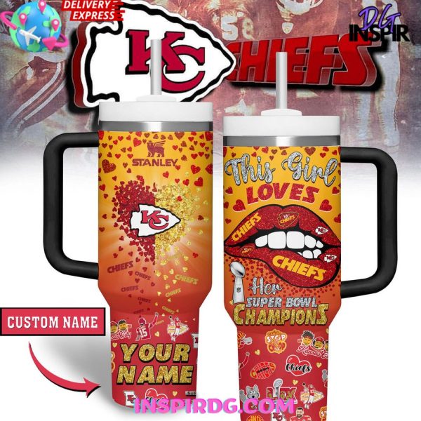 Kansas City Chiefs Super Bowl Champions Stanley Tumbler Cup