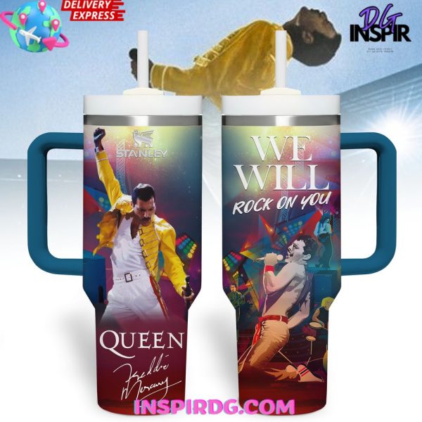 Freddie Mercury Rock On You Stanley Tumbler Cup