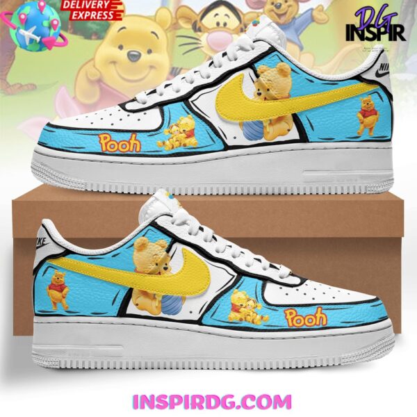 Winnie Pooh Bear Disney Limited Edition Air Force 1 Sneakers