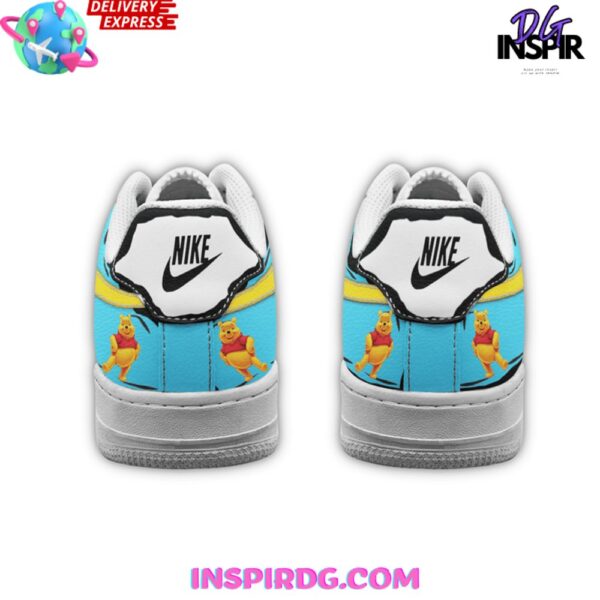 Winnie Pooh Bear Disney Limited Edition Air Force 1 Sneakers - Image 4