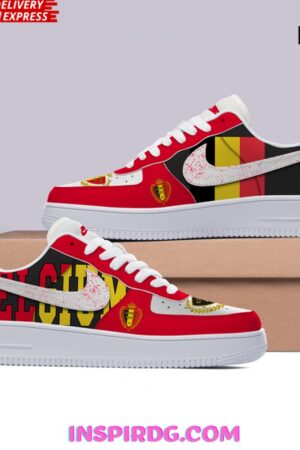 Belgium Euro 2024 Limited Edition Air Force 1 Sneaker