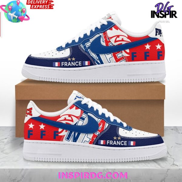 France UEFA Euro 2024 Fanswear Air Force 1 Shoes - Image 2