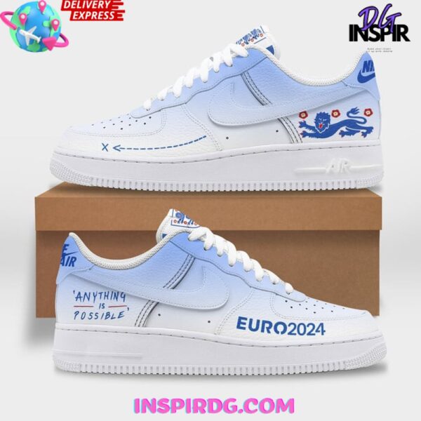 England Euro 2024 Limited Edition Air Force 1 Sneaker - Image 2