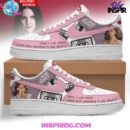 Lana Del Rey Cherry Air Force 1 shoes