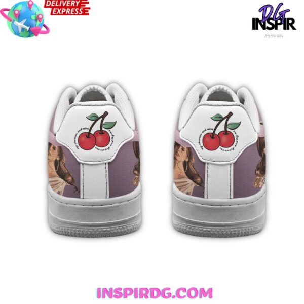 Lana Del Rey Cherry Air Force 1 shoes - Image 4