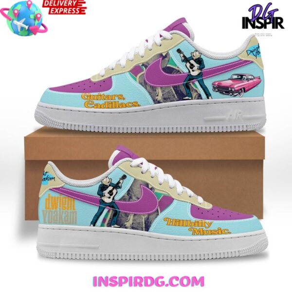 Dwight Yoakam Guitars Cadillacs Hillbilly Music Air Force 1 Sneaker - Image 2