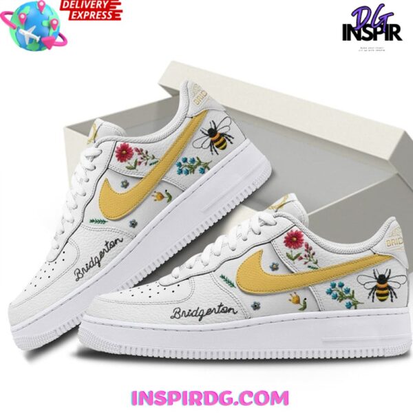 Bridgeton Bee White Limited Edition Air Force 1 - Image 3