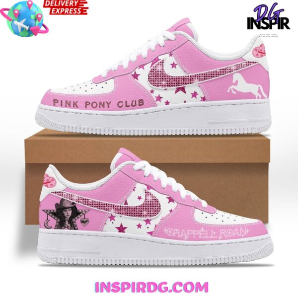 Chappell Roan Pink Pony Club Limited Edition Air Force 1 - Image 2
