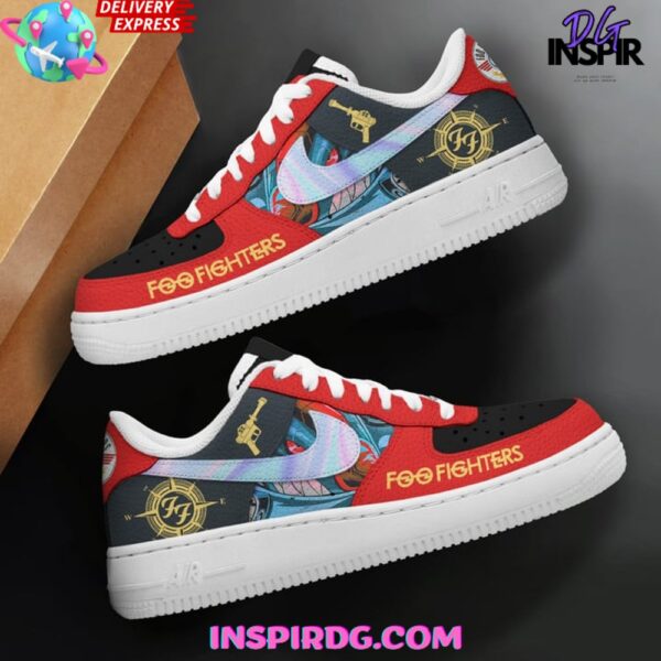 Foo Fighters Limited Edition Air Force 1 Shoes - Image 2