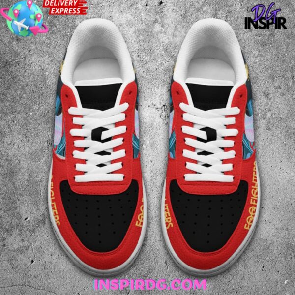Foo Fighters Limited Edition Air Force 1 Shoes - Image 4