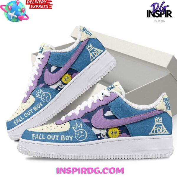 Fall Out Boy Limited Edition Air Force 1 Shoes - Image 2