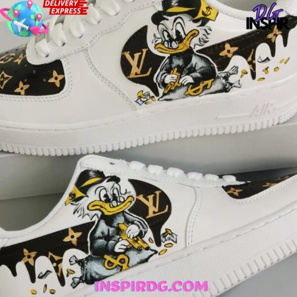 MC Duck x LV Limited Edition Air Force 1 - Image 3