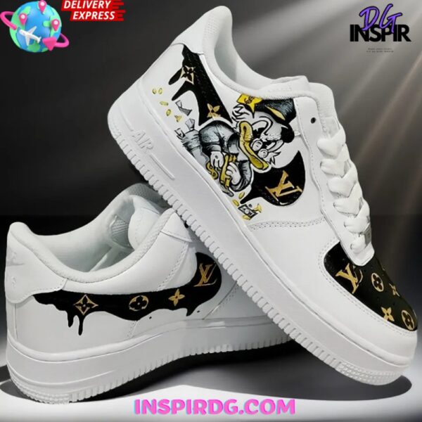 MC Duck x LV Limited Edition Air Force 1 - Image 4