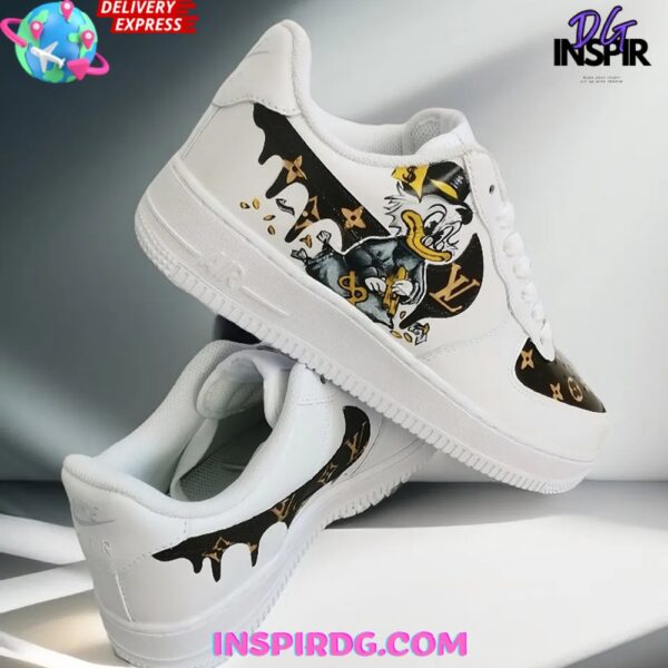 MC Duck x LV Limited Edition Air Force 1 - Image 6