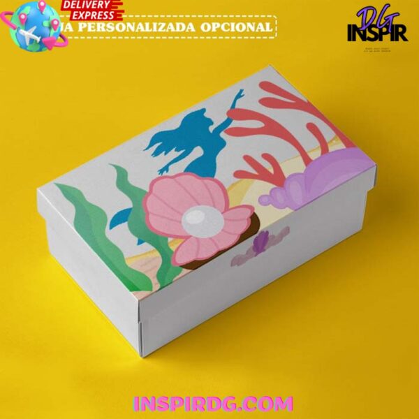 Little Mermaid Disney Limited Edition Air Force 1 - Image 2