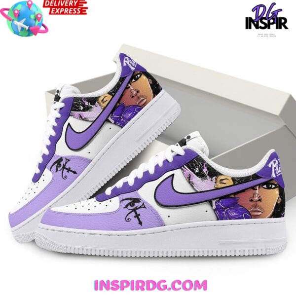 Prince x Limited Edition Purple Air Force 1 - Image 2