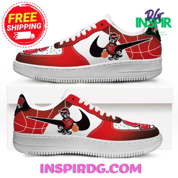 NC State WolfPack Men's Basketball NAF Shoes Air Force 1