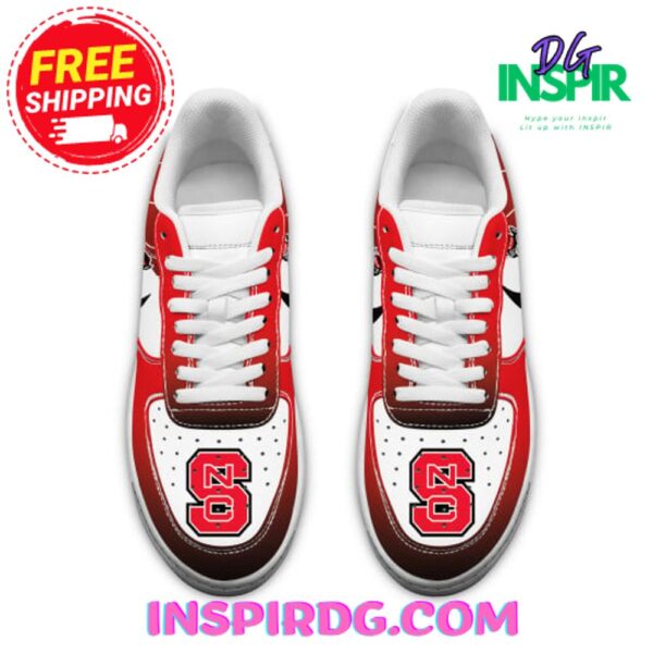 NC State WolfPack Men's Basketball NAF Shoes Air Force 1 - Image 2