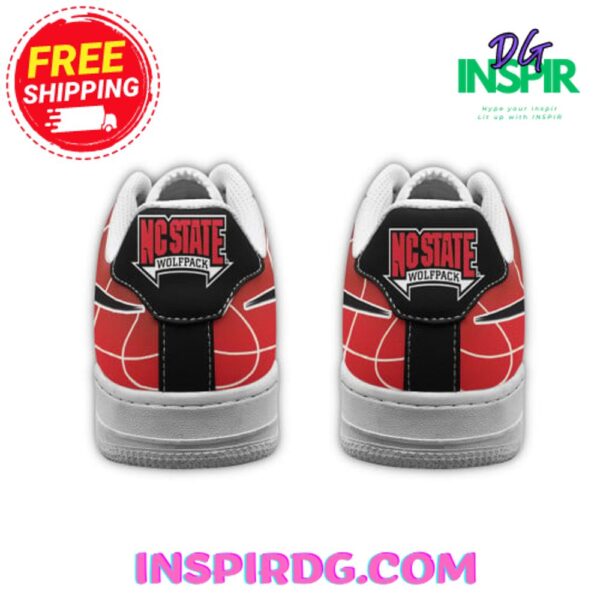 NC State WolfPack Men's Basketball NAF Shoes Air Force 1 - Image 3