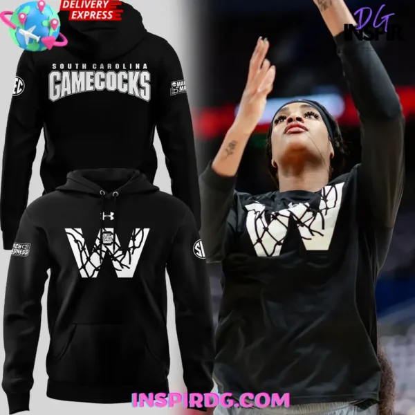 South Carolina Gamecocks March Madness 2025 Black Hoodie