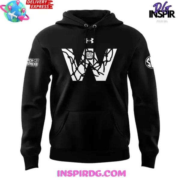 South Carolina Gamecocks March Madness 2025 Black Hoodie - Image 2