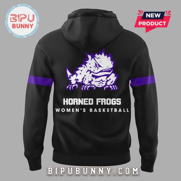 TCU Horned Frogs Women's Basketball Black Hoodie - Image 5