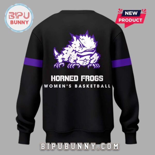 TCU Horned Frogs Women's Basketball Black Hoodie - Image 9