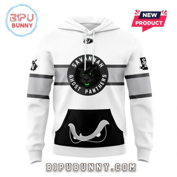 Savannah Ghost Pirates ECHL 2025 White Hoodie