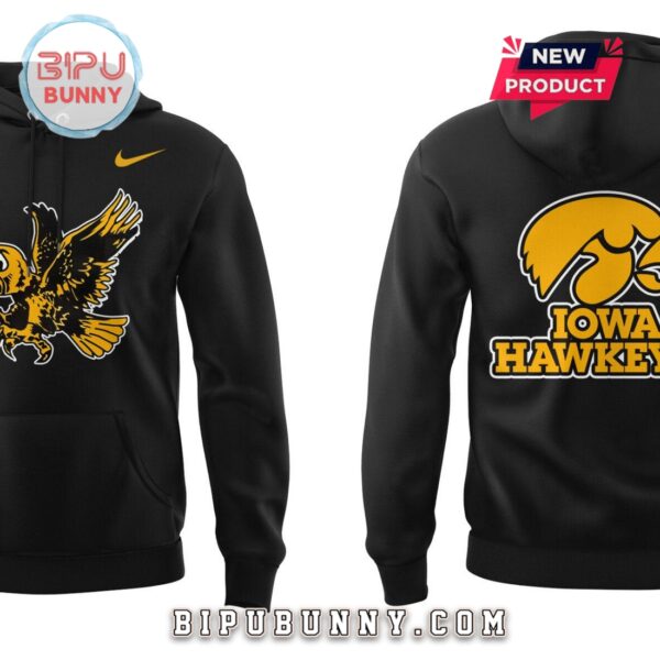 Iowa Hawkeyes 2025 Caitlin Clack Black Hoodie - Image 4