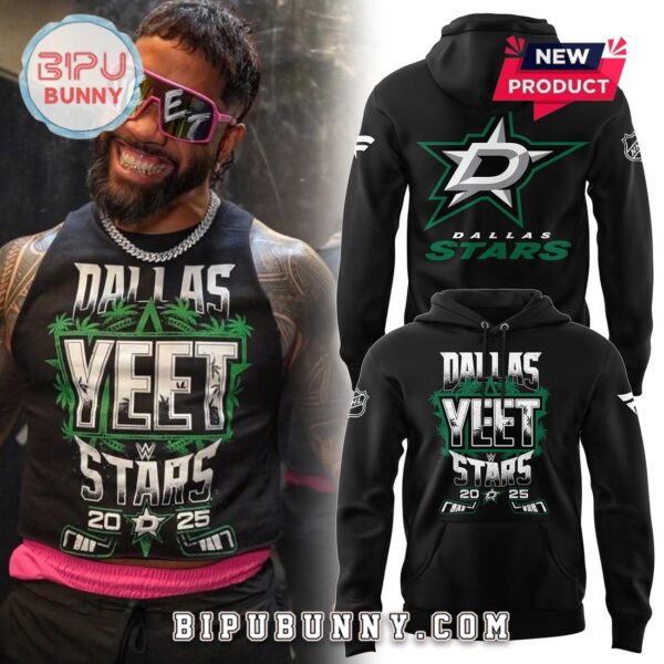 Dallas Stars x Y.E.E.T Black Hoodie - Image 2