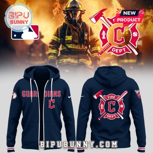 Cleveland Guardians x Firefighter Appreciation Night Hoodie - Image 4