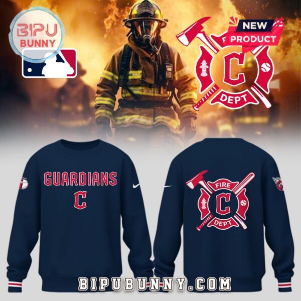 Cleveland Guardians x Firefighter Appreciation Night Hoodie - Image 5