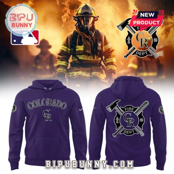 Rockies Baseball x Firefighter Appreciation Night Hoodie - Image 2