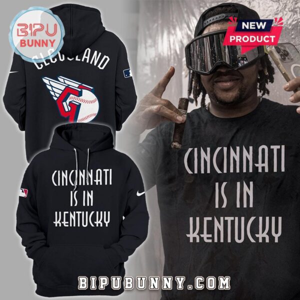 Cincinnati is in Kentucky Black Hoodie