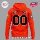 Custom Baltimore Orioles Orange On Orange Hoodie