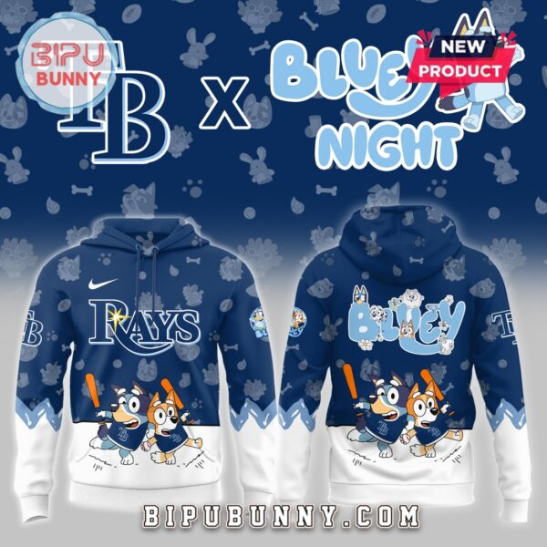 Tampa Bay Rays 2025 Bluey Night Hoodie - Image 2