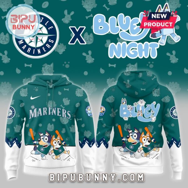 Seattle Mariners 2025 Bluey Night Hoodie - Image 2