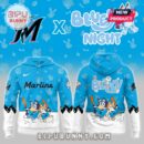 Miami Marlins 2025 Bluey Night Hoodie