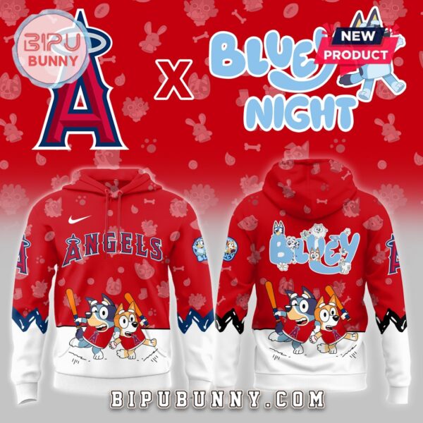 Los Angeles Angels 2025 Bluey Night Hoodie - Image 2