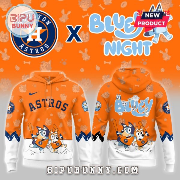 Houston Astros 2025 Bluey Night Hoodie - Image 2