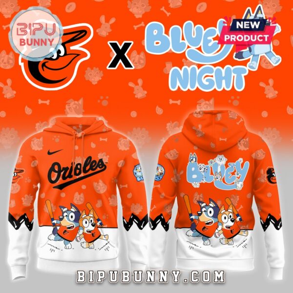 Baltimore Orioles 2025 Bluey Night Hoodie - Image 2