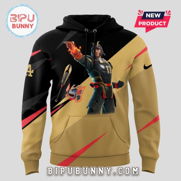 Fortnite x Shohei Ohtani Dodgers Baseball Hoodie - Image 2