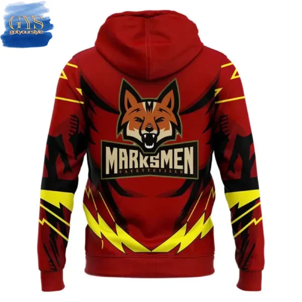 Fayetteville Marksmen Super Heroes Night Limited Edition Hoodie 2025 - Image 3