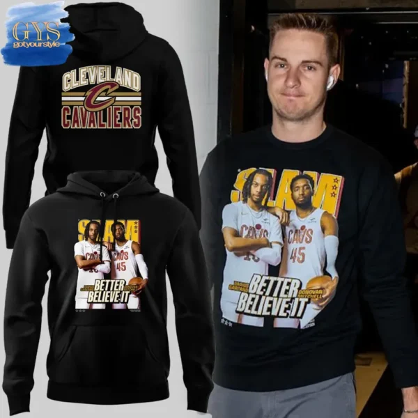 Donovan Mitchell and Darius Garland Cavaliers SLAM Cover Special Edition Hoodie