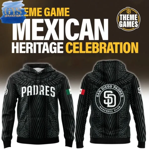 San Diego Padres Mexican Heritage Celebration Special Premium Hoodie