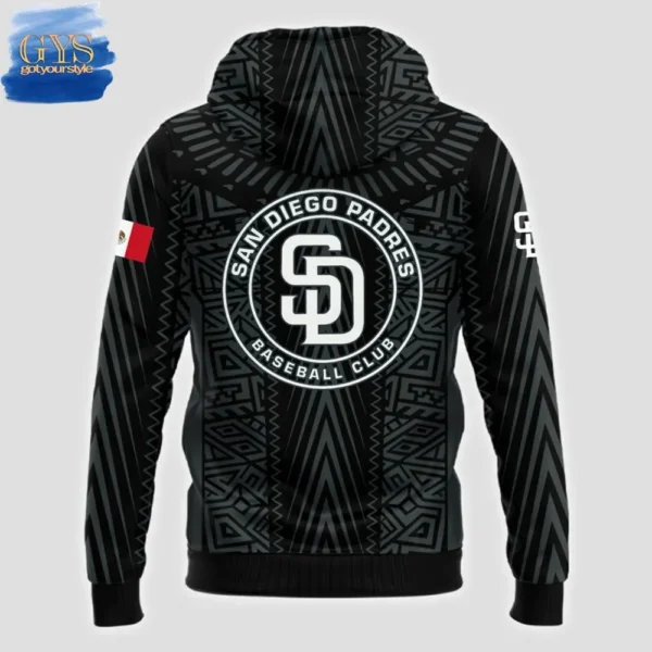 San Diego Padres Mexican Heritage Celebration Special Premium Hoodie - Image 3