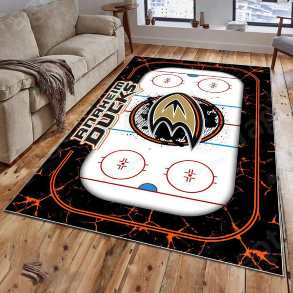 Anaheim Ducks Rug Living Room Carpet Regtangle Carpet Floor Decor