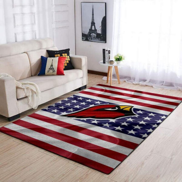 Arizona Cardinals Rug Living Room Rug Floor Rug Regtangle Carpet