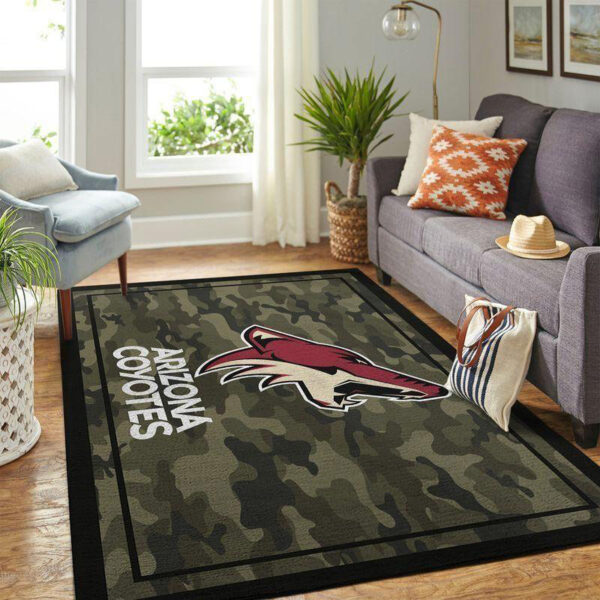 Arizona Coyotes Rug Living Room Carpet Regtangle Carpet Floor Decor