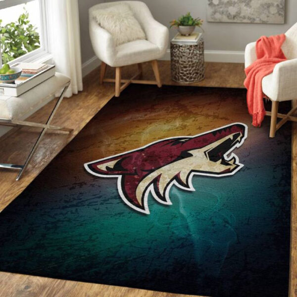 Arizona Coyotes Rug Living Room Carpet Regtangle Carpet Floor Decor